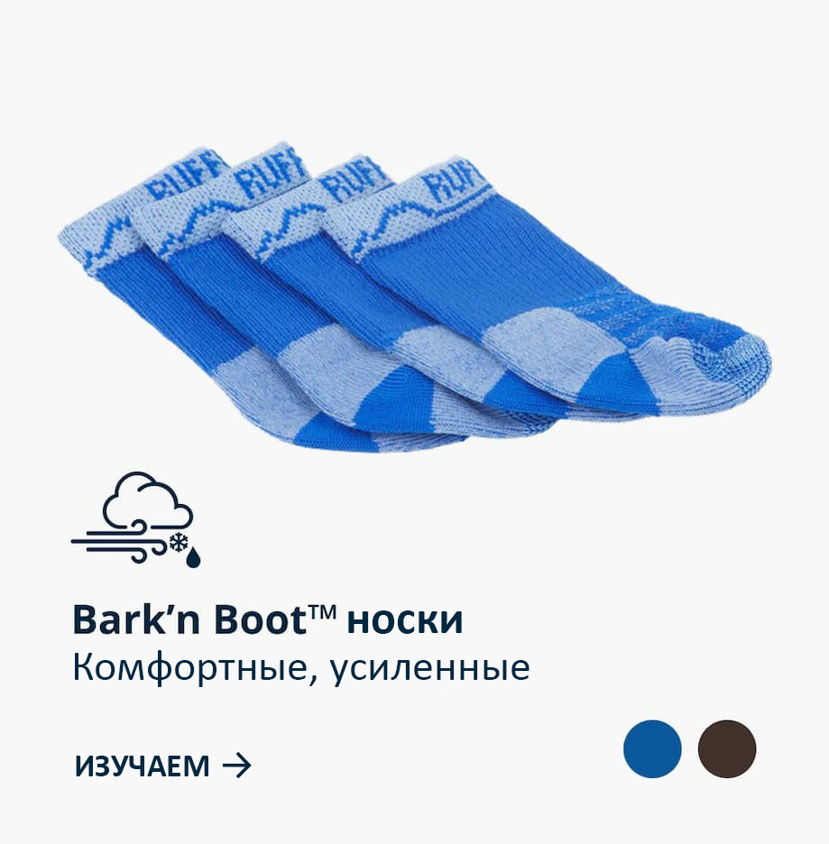 The Bark'n Boot Socks are comfortable, quick-drying and reinforced.