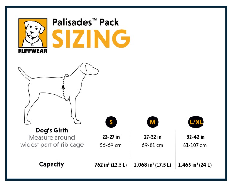 RUFFWEAR® Palisades Pack™ рюкзак для собак 