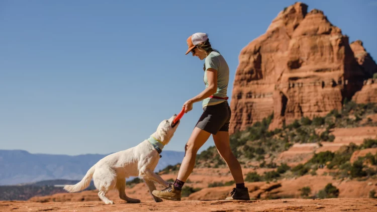 Ruffwear® Camp Flyer™- гибкая летающая тарелка (фрисби) - миска