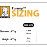 Ruffwear® TurnUp™ - интерактивная упругая игрушка