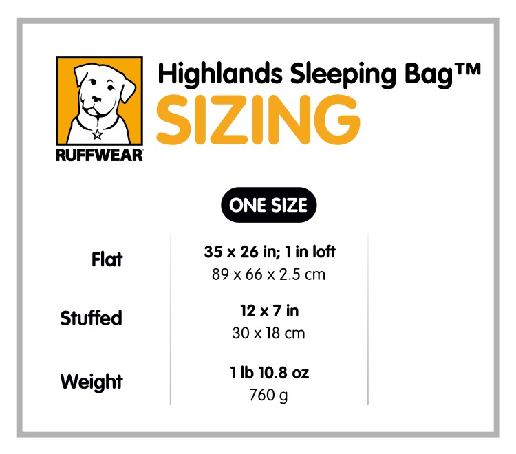 Спальный мешок для собак Ruffwear® Highlands Sleeping Bag™